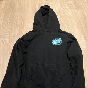 Boys Santa Cruz black hoodie